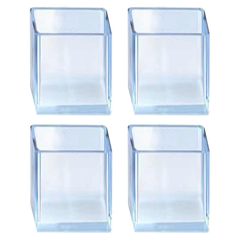 4Pcs/Set 20*30mm Rectangular Furniture Leg Covers Caps Clear Rubber Table Feet Pads Chair Leg Floor Protectors 4Pcs/Set 20*30mm Rectangular Furniture Leg Covers Caps Clear Rubber Table Feet Pads Chair Leg Floor Protectors